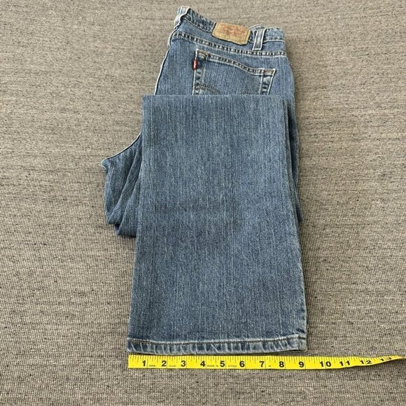 Levi's 515  Nouveau Bootcut Womens Jeans Blue Denim  34 x 33 Size 16M - Picture 12 of 16